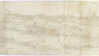 Panoramic View of Segovia from the East by Anthonis van den Wyngaerde